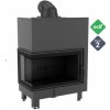 KRATKI MBO 15kW BS Ľavá BLACK krbová vložka