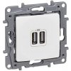 Legrand NILOÉ Zásuvka 2x USB biela 150500