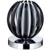 Searchlight - EU1811SM Metal Touch - dotyková lampa - dymový akryl + sklo