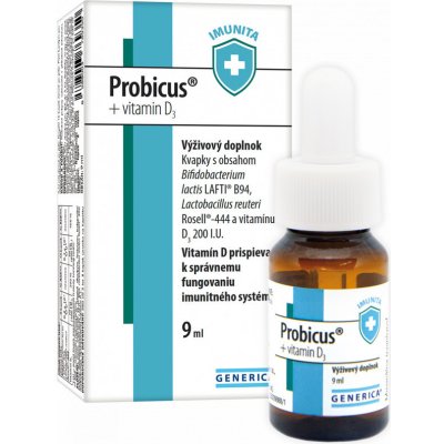 Generica Probicus + vitamin D3 9 ml