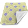 Sablio Deka pre bábätko Fialové bodky - 80x100 cm