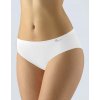 GINA Dámske klasické nohavičky so širokým bokom Bamboo Soft | 00047P - biela, M/L