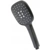 EBS Ručná sprcha 10 x 11 cm, 3 trysky, čierna