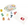 Janod Vkladacie drevené puzzle pre deti Čísla Pure