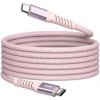 Kábel Verbatim 31853 USB USB C samec - USB C samec, 60W, 1.2m, růžový