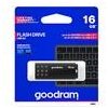Goodram USB flash disk, USB 3.0, 16GB, UME3, čierny, UME3-0160K0R11, USB A, s krytkou