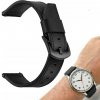 MUŽSKÝ REMIENOK PRE HODINKY SMARTWATCH 22MM + 2 BARETY ČIERNA KOŽA