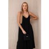 Fashionweek šaty s ramienkami K88534 čierna