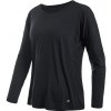 Dámske funkčné tričko s dlhým rukávom Sensor Merino Air Traveller Black M