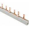 HORA eTec GmbH Lišta prepojovacia - kolík - 2P/10mm2/1000mm 63A - S-2L-1000/10