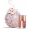 Makeup Revolution London All About The Pout lesk na pery Shimmer Bomb 4,5 ml Glimmer Nude + lesk na pery Pout Bomb 4,5 ml Candy Pink ružová