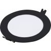 Svietidlo zapustené RABALUX 71241 SHAUN2 čierne 120mm 6W 4000K IP20 420lm okrúhle do podhľadov