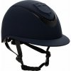 Prilba Equestro s logom tmavomodrá - veľký šilt Farba: Tmavo modrá, Veľkosť: L (58-60 CM)