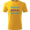 Žlté tričko najlepší kuchár na svete - darček pre kuchárov XXXL