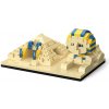 KOCO Stavebnica Pyramída so Sfingou 410 dielikov 11,5x8x5,5 cm (W039582)