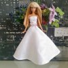 LOVEDOLLS Biele svadobné šaty (LDsatx44K5)