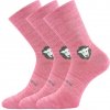 VoXX® Barefootik merino Detské športové ponožky - 3 páry BM000005126300102982 ružová 35-38 (23-25)