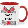 HRNČEK S FOTKOU FAREBNÝ RÁMIK DARČEK 350 ML FOTOPOŠTA Farba: ČERVENÝ