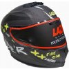 LAZER MOTOCYKLOVÁ PRILBA INTEGRÁLNA RAFALE EVO ONI DARK BLACK GREY FLUO S