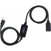 PremiumCord KU2REP10 USB 2.0 repeater a prodlužovací A/M-A/F, 10m