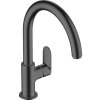 Kuchynská batéria páková hansgrohe Vernis Blend čierna 71870670
