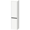 Duravit Ketho.2 - Vysoká skrinka, 176x40x36 cm, 2 dvierka, pánty vpravo, matná biela K21329R18180000