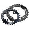 RACE FACE převodník TURBINE 2x11SPD SET 104/64 26/36 černá