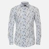 VENTI Pánska košeľa s printom, Slim fit Veľkosť: 43 (XL) VENTI