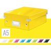 LEITZ Archivačná krabica WOW Click & Store A5 22 x 10 x 28,2 cm žltá