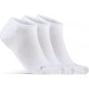 Ponožky Craft Core Dry Footies 3-Pack Veľkosť ponožiek: 43-45 / Farba: biela