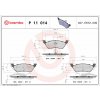 BREMBO Sada brzdových doštičiek P 11 014