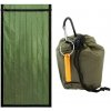 APT Skladací outdoorový spací vak 200 × 90 cm – zelený AG404D