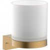 Hansgrohe Držiak pohárov AddStoris S kartáčovaný bronz 41769140