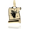 Moiss PA000252 Prívesok zo žltého zlata BÝK