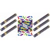 Konfety 40 cm metalické farebné mix 6 ks 8595596318285