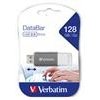 Verbatim USB flash disk, USB 2.0, 128GB, DataBar, šedý, 49456, pre archiváciu dát