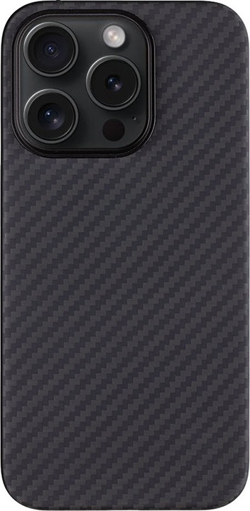 AppleMix TACTICAL MagForce Apple iPhone 15 Pro - Aramidové vlákno - čierne