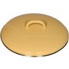 Riess Classic Pastelový poklop s chrómovým okrajom Ø20cm Zlatožltý