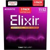 Elixir 16568 Nanoweb 11-52 3-Pack