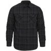 Zateplená košeľa HORSEFEATHERS Dough Anthracite - L