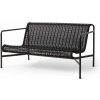 HAY Lavička Palissade Cord Lounge Sofa, anthracite