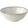 Jedálenská misa WHITE SENDAN 21,5 cm, biela, keramika, MIJ