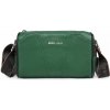 Miss Lulu dámska kožená crossbody kabelka so širokým popruhom L2310 - zelená