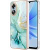 Akrylový kryt Marble Dual na Oppo A17 - Green 003