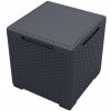 Keter Vigo Úložný stolík 37 x 37 x 37 cm grafitová farba