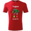 Tričko Farebné Traktor volá Farba trička: Červená, Veľkosť: 2XL, Typ: Pánske