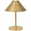 | Halo Design 800841 – stmievateľná nabíjateľná LED stolová lampa HYGGE, 3 W, 4000 mAh, IP54, mosadz | 800841