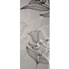 ForWall Fototapeta na dvere Šedé tulipány Výpredaj - samolepiace 91 x 211 cm