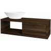 Dreja Umývadlová skriňa STORM SZZO 120 (umývadlo Triumph) - D06 Orech / D06 Orech / Pravé