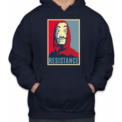 Fajntričko Mikina - Resistance látky tmavo modrá Pánsky/UNISEX, Veľkosť